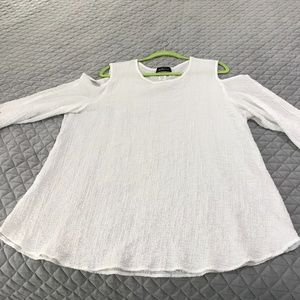 Yuchi Cold Shoulder Top/Tunic